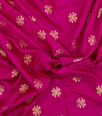 Pink Woven Mysore Silk Saree With Buttas & Contrast Border-MS3466