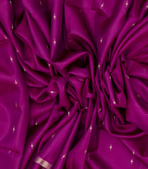 Magenta Handloom Soft Silk Saree With Stripes & Contrast Pallu-SO4174
