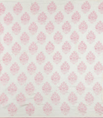 Baby Pink Embroidered Organza Silk Saree With Floral Motifs-KS1056