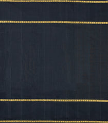 Mustard Handloom Korvai Kanchipuram Silk Saree With Checks -KA16775