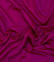 Magenta Handloom Maheswari Silk Cotton Saree With Zari Border-SC4154