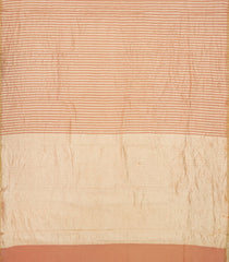 Dusty Pink Woven Banarasi Khadi Georgette Silk Saree With Stripes-BE1620