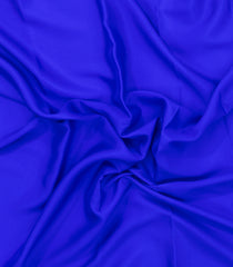 Blue Woven Mysore Silk Saree With Contrast Border-MS3701
