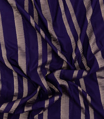 Dark Purple Woven Mysore Silk Saree With Zari Temple-MS3472