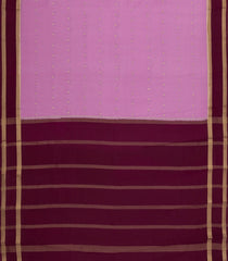 Lavender Woven Mysore Silk Saree With Coin Buttas & Contrast Border-MS3283