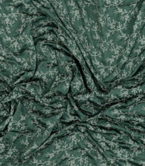 Green Synthetic Vichitra Saree With Zari Embroidery & Stone Work-BL5455