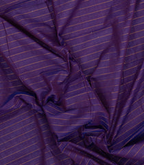 Purple Woven Chettinad Cotton Saree With Zari Stripes-CN1933