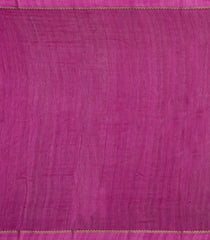 Pink Printed Chanderi Cotton Saree With Peacock Motifs-CC1709