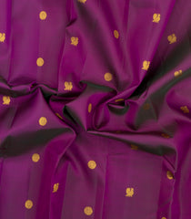 Magenta Handloom Kanchipuram Silk Saree With Zari Buttas-KA16143