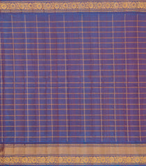 Pink Handloom Gadwal Silk Cotton Saree With Checks & Buttas-GA0371