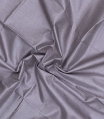 Grey Woven Tussar Silk Saree With Stripes-TU3503