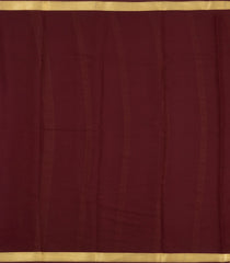 Orange Woven Mysore Silk Saree With Contrast Zari Border-MS3607