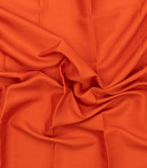 Orange Woven Mysore Silk Saree With Contrast Border-MS3678