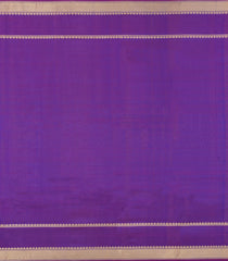 Purple Handloom Kanchipuram Silk Saree With Zari Checks-KA15187