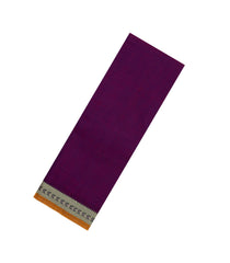 Dark Purple Woven Chirala Cotton Saree With Narayanapet Border-CR1474