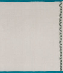 Off White Handloom Bengal Cotton Saree With Annam Motifs-BG1825