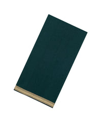 Bottle Green Handloom Maheswari Silk Cotton Saree With Zari Border-SC4835