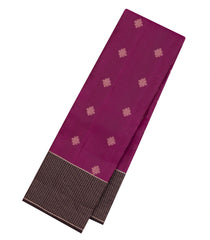 Magenta Handloom Soft Silk Saree With Kollam Buttas-SO4658