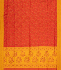 Red Handloom Soft Silk Saree With Floral Vine Motifs-SO4264