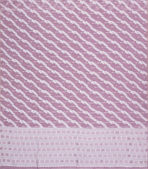 Dusty Pink Woven Art Linen Saree With Floral Motifs-BL5661