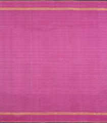 Baby Pink Handloom Kanchipuram Silk Saree With Checks & Buttas-KA16176
