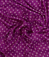 Magenta Printed Art Dola Silk Saree With Zari Checks & Border-BL5740