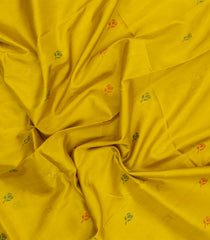 Lime Green Handloom Uppada Silk Saree With Meena Floral Buttas-UP0366