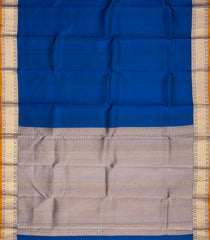Blue Handloom Soft Silk Saree With Zari Border-SO4018