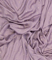 Lavender Woven Synthetic Blended Saree With Embroidered Motifs-EN2061