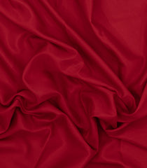 Crimson Woven Mysore Silk Saree With Zari Border-MS3335