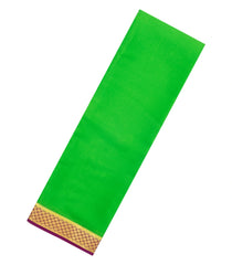 Light Green Woven Mysore Silk Saree With Contrast Border-MS3723