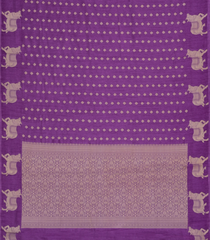 Magenta Woven Synthetic Dola Silk Saree With Pichwai Motifs-BL4883