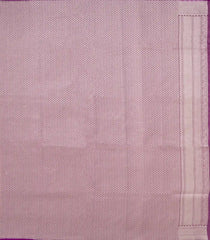 Lilac Handloom Banarasi Tissue Silk Saree With Floral Motifs-BE1831