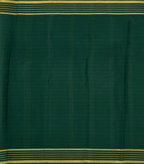 Cardamom Green Woven Mysore Crepe Silk Saree With Contrast Border-MS3182