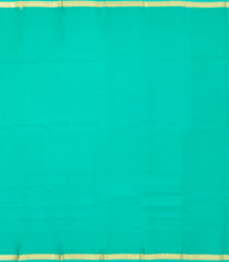 Turquoise Woven Mysore Silk Saree With Zari Border-MS3707