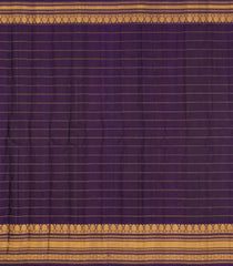 Green Handloom Gadwal Silk Cotton Saree With Zari Checks & Buttas -GA0288