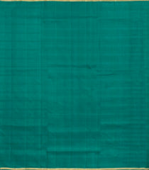 Crimson Handloom Kanchipuram 9 Yards Silk Saree With Checks & Buttas-KA15746