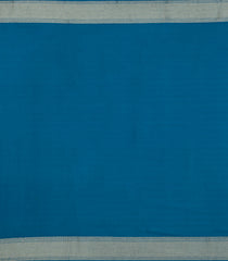 Cyan Woven Mysore Silk Saree With Floral Vine Motifs-MS3302