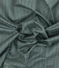 Grey Handloom Kanchipuram Silk Saree With Rudraksham Motifs-KA15005