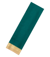 Sea Gren Woven Mysore Silk Saree With Contrast Border-MS3745