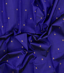 Violet Handloom Korvai Kanchipuram Silk Saree With Buttas-KA16431