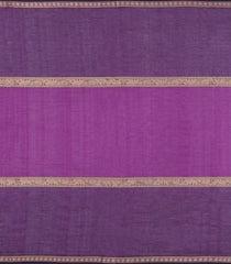 Magenta Handloom Muppagam Silk Cotton Saree With Checks-SC4352