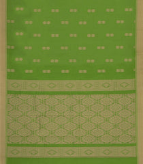 Light Green Woven Rasipuram Cotton Sari With Buttas-RA2630