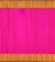 Cream Handloom Korvai Kanchipuram Silk Saree With Diagonal Zari Stripes-KA16665
