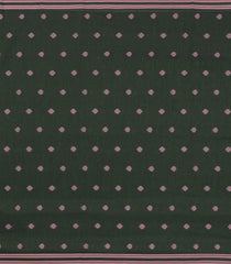 Bottle Green Handloom Bengal Cotton Saree With Floral Motifs-BG1639