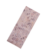 Peach Printed Tussar Silk Saree With Floral Motifs-TU3695
