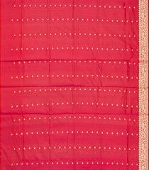 Pink woven Banarasi Silk Saree With Floral Motifs