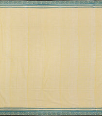 Yellow Handloom Bengal Cotton Saree With Floral Buttas-BG1618