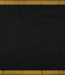 Rust Handloom Korvai Kanchipuram Silk Saree With Contrast Border - KA14629