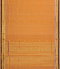 Sandal Handloom Silk Cotton Saree With Yazhi Buttas-SC3891